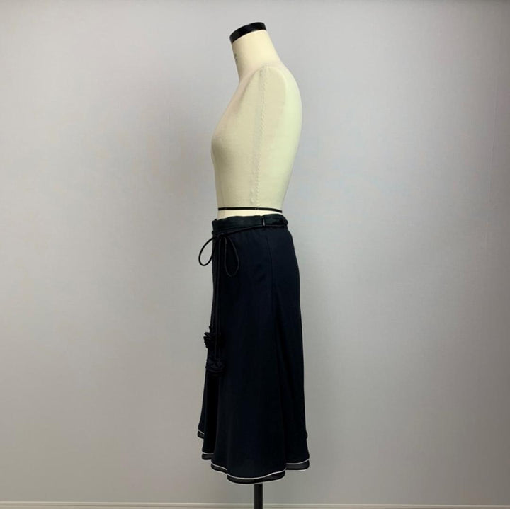 RENA LANGE / 装飾付シフォンスカート　I38